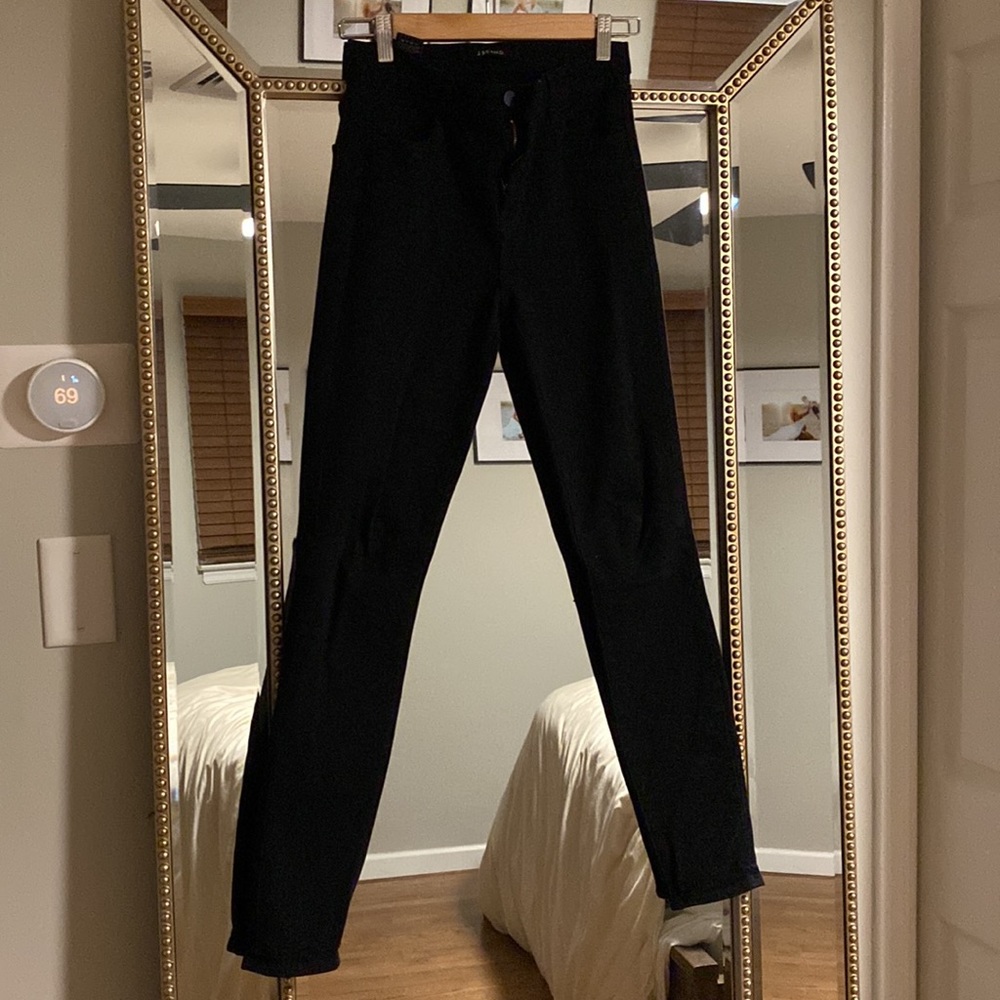 J Brand High Wasted Black Skinny Jean